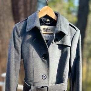 Burberry long wool and cashmere coat